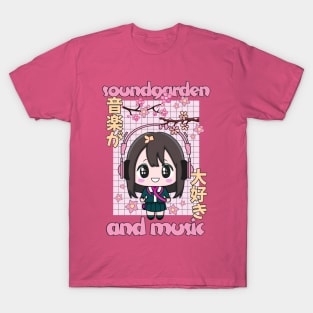 soundgarden anime and music T-Shirt